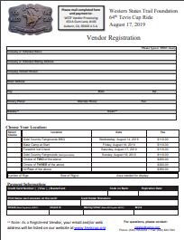 Thumbnail of Vendor Registration form